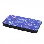 Wholesale iPhone 4 4S Purple I Love You Design Hard Case (Purple I Love You)
